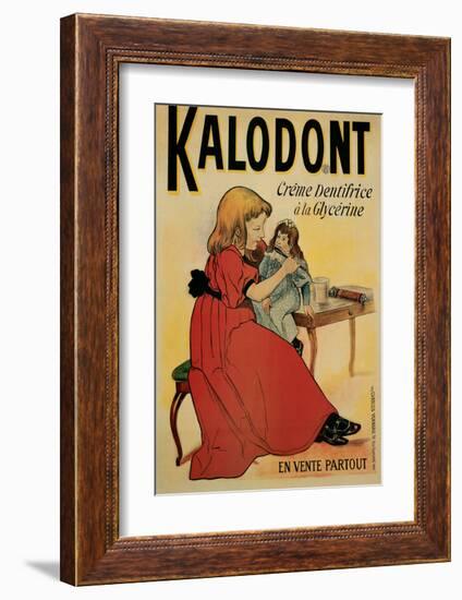 Kalodont, Creme Dentifrice a la Glycerine-null-Framed Art Print