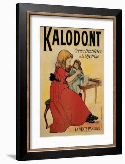 Kalodont, Creme Dentifrice a la Glycerine-null-Framed Art Print