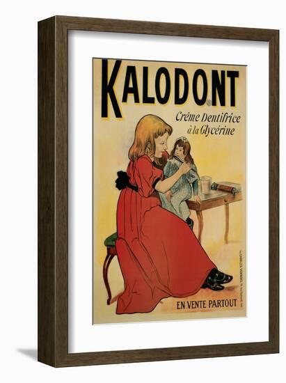 Kalodont, Creme Dentifrice a la Glycerine-null-Framed Art Print