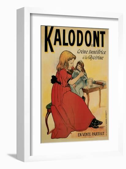 Kalodont, Creme Dentifrice a la Glycerine-null-Framed Art Print