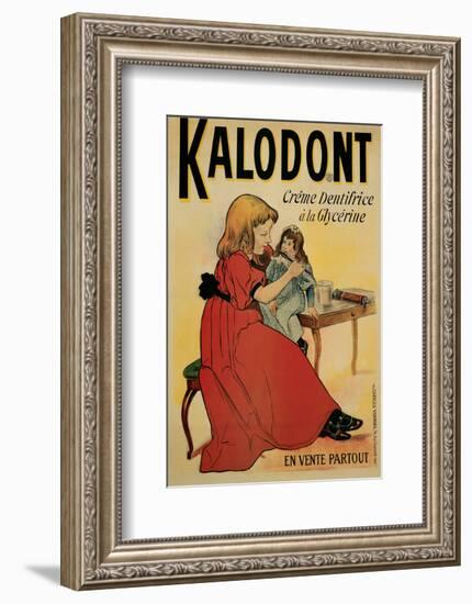 Kalodont, Creme Dentifrice a la Glycerine-null-Framed Art Print