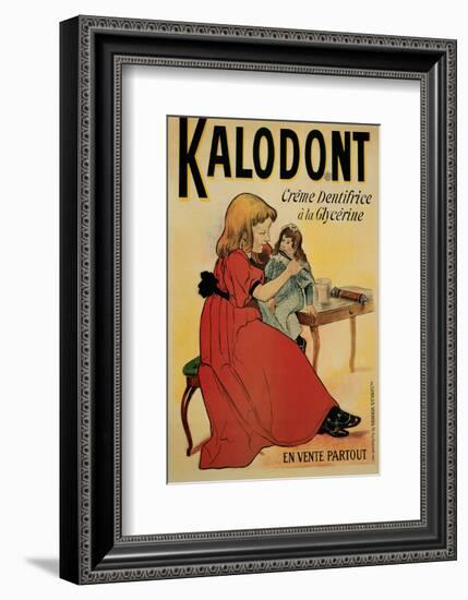 Kalodont, Creme Dentifrice a la Glycerine-null-Framed Art Print