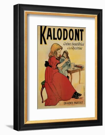 Kalodont, Creme Dentifrice a la Glycerine-null-Framed Art Print