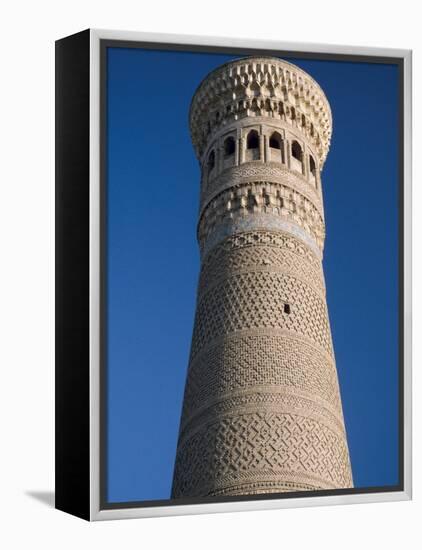 Kalyan Minaret Which Allegedly Awed Genghis Khan-Amar Grover-Framed Premier Image Canvas