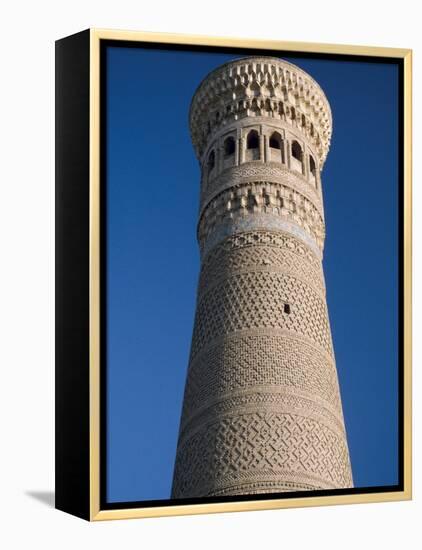 Kalyan Minaret Which Allegedly Awed Genghis Khan-Amar Grover-Framed Premier Image Canvas