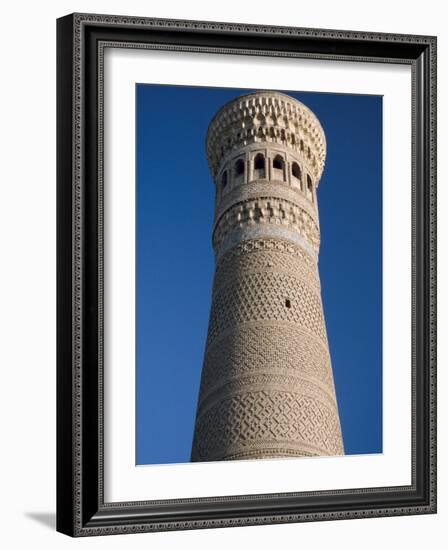 Kalyan Minaret Which Allegedly Awed Genghis Khan-Amar Grover-Framed Photographic Print