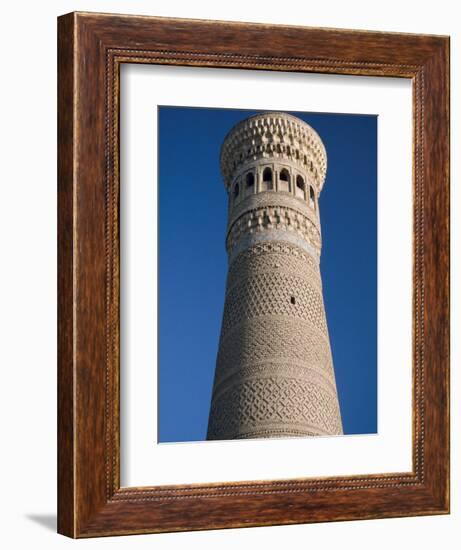 Kalyan Minaret Which Allegedly Awed Genghis Khan-Amar Grover-Framed Photographic Print