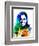 Kamala Harris Watercolor-Olivia Morgan-Framed Art Print