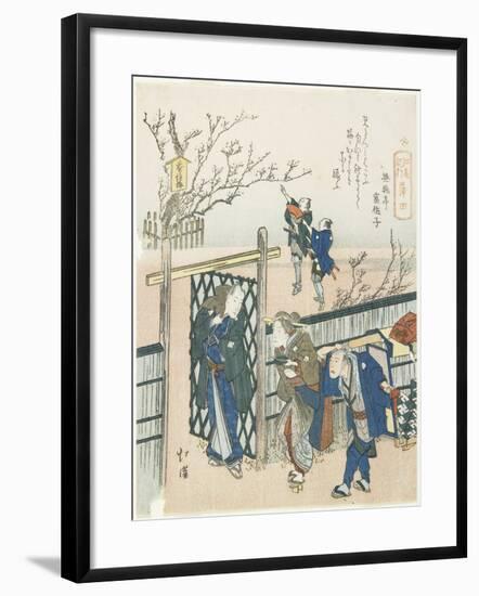 Kamata, 1833-Toyota Hokkei-Framed Giclee Print
