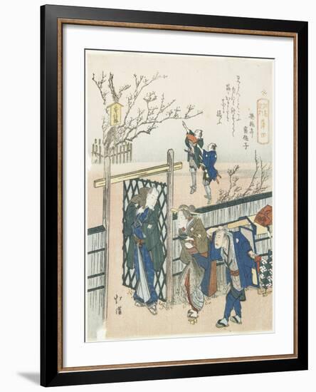 Kamata, 1833-Toyota Hokkei-Framed Giclee Print