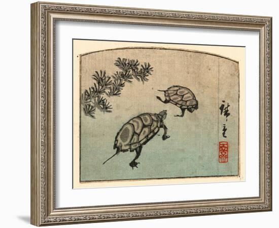 Kame-Utagawa Hiroshige-Framed Giclee Print