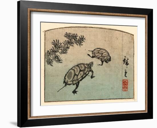 Kame-Utagawa Hiroshige-Framed Giclee Print