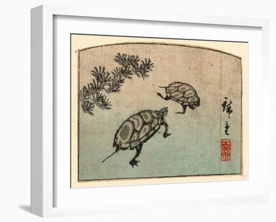 Kame-Utagawa Hiroshige-Framed Giclee Print