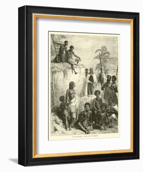 Kamehameha I and His Warriors-null-Framed Giclee Print