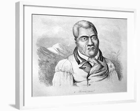 Kamehameha I, C1770-1819-Ludwig Choris-Framed Giclee Print