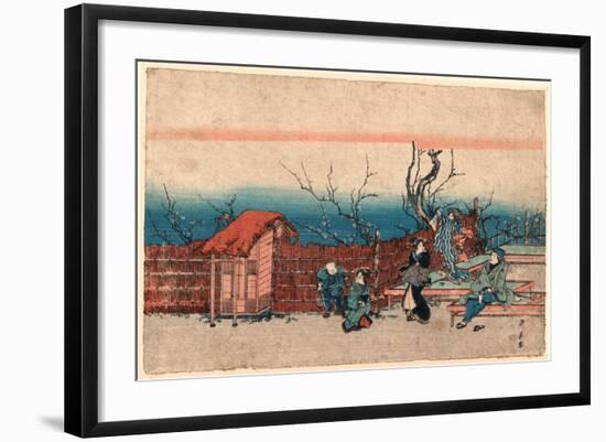 Kameido Umeyashiki-Utagawa Kunitora-Framed Giclee Print