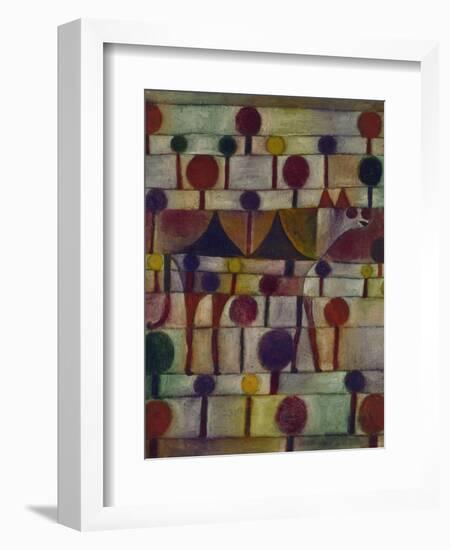 Kamel in Rhythmischer Baumlandschaft, 1920-Paul Klee-Framed Giclee Print