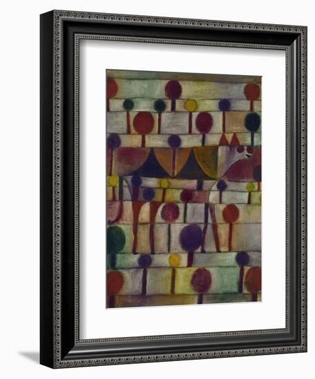 Kamel in Rhythmischer Baumlandschaft, 1920-Paul Klee-Framed Giclee Print