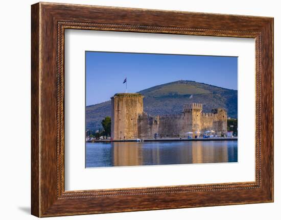 Kamerlengo Fortress, Trogir Harbour, Trogir, Dalmatian Coast, Croatia-Neil Farrin-Framed Photographic Print