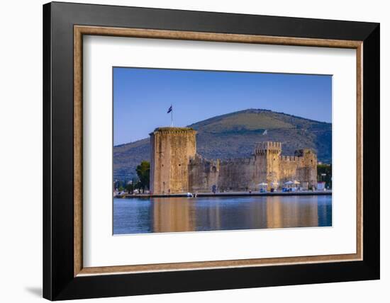 Kamerlengo Fortress, Trogir Harbour, Trogir, Dalmatian Coast, Croatia-Neil Farrin-Framed Photographic Print