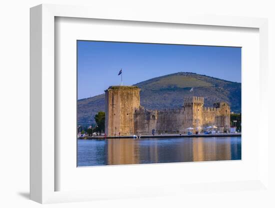 Kamerlengo Fortress, Trogir Harbour, Trogir, Dalmatian Coast, Croatia-Neil Farrin-Framed Photographic Print