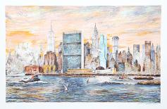 East River-Kamil Kubik-Framed Limited Edition