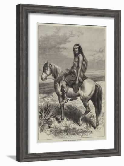 Kamilo, a Patagonian Cacique-Arthur Hopkins-Framed Giclee Print