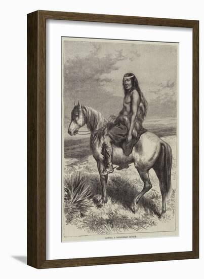 Kamilo, a Patagonian Cacique-Arthur Hopkins-Framed Giclee Print