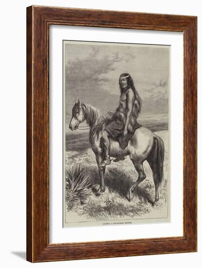 Kamilo, a Patagonian Cacique-Arthur Hopkins-Framed Giclee Print