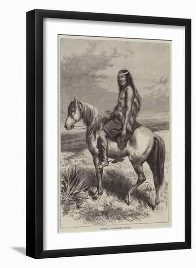 Kamilo, a Patagonian Cacique-Arthur Hopkins-Framed Giclee Print
