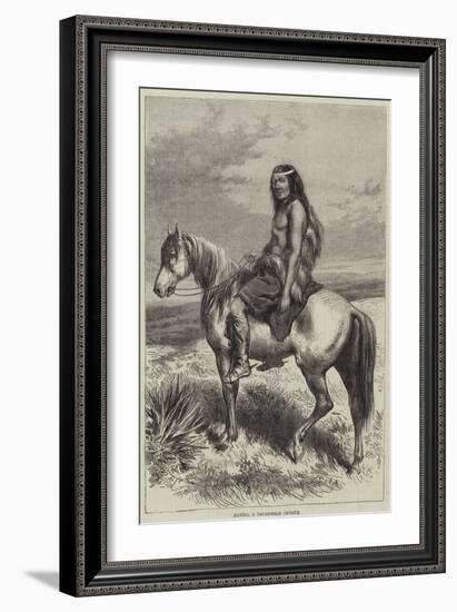 Kamilo, a Patagonian Cacique-Arthur Hopkins-Framed Giclee Print