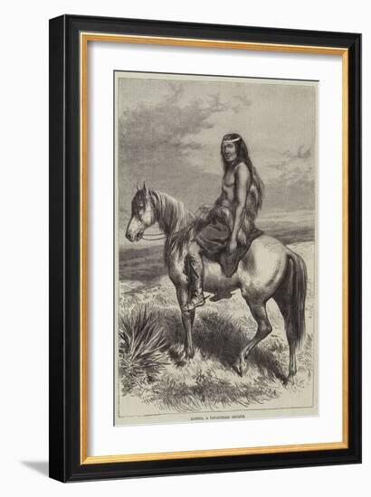 Kamilo, a Patagonian Cacique-Arthur Hopkins-Framed Giclee Print