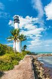 Famous Lighthouse at Cape Florida in the South End of Key Biscayne , Miami-Kamira-Photographic Print