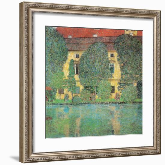 Kammer at Attersee-Gustav Klimt-Framed Art Print