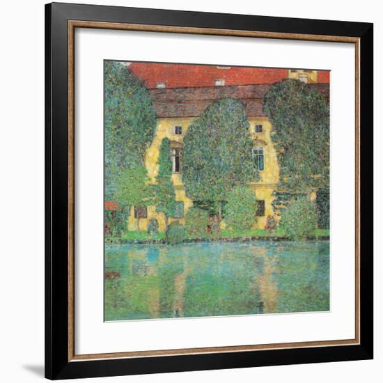 Kammer at Attersee-Gustav Klimt-Framed Art Print