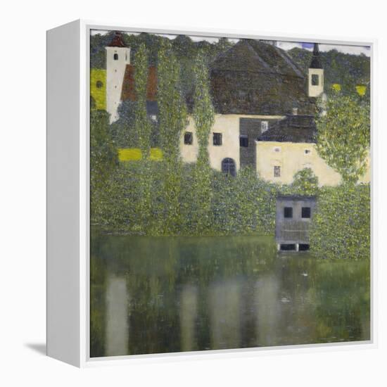 Kammer Castle on Lake Attersee I, 1908-Gustav Klimt-Framed Premier Image Canvas