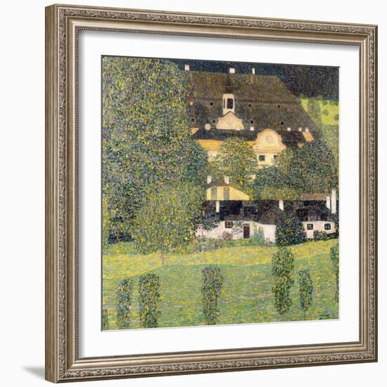 Kammer Castle on Lake Attersee II, 1909-Gustav Klimt-Framed Giclee Print