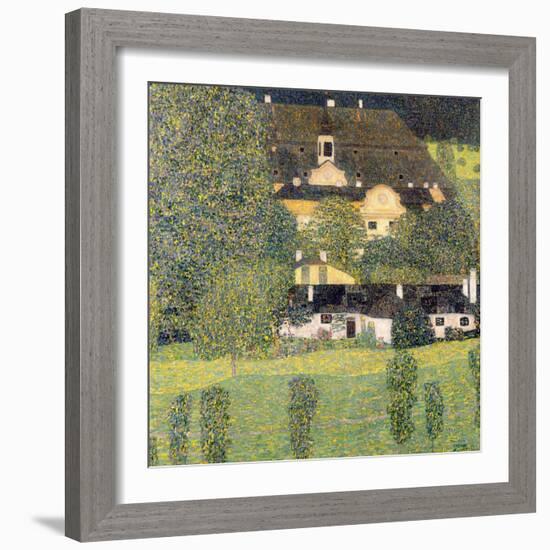 Kammer Castle on Lake Attersee II, 1909-Gustav Klimt-Framed Giclee Print