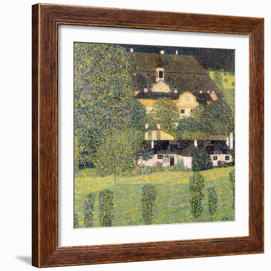 Kammer Castle on Lake Attersee II, 1909-Gustav Klimt-Framed Giclee Print