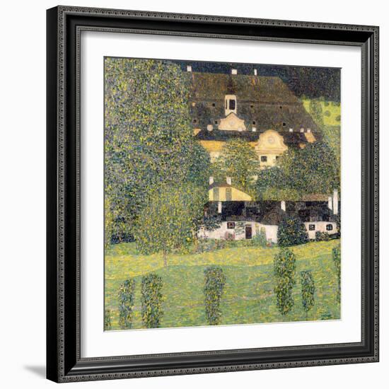 Kammer Castle on Lake Attersee II, 1909-Gustav Klimt-Framed Giclee Print