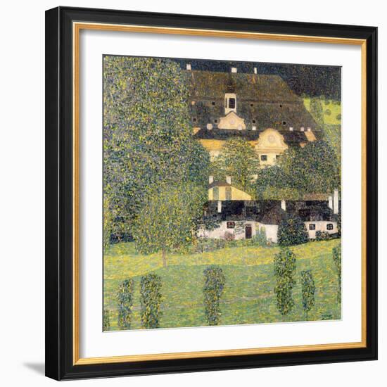 Kammer Castle on Lake Attersee II, 1909-Gustav Klimt-Framed Giclee Print