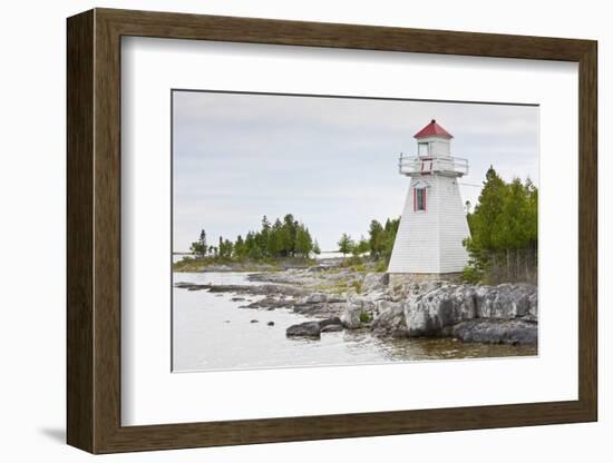 Kanada, Ontario, Manitoulin Island, South Baymouth, Lake Huron-Rainer Mirau-Framed Photographic Print