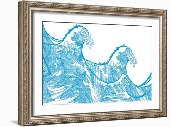 Kanagawa Wave, 2009-Sarah Hough-Framed Giclee Print