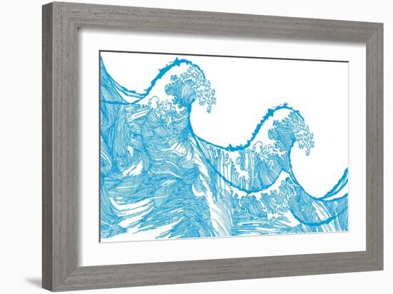 Kanagawa Wave, 2009-Sarah Hough-Framed Giclee Print