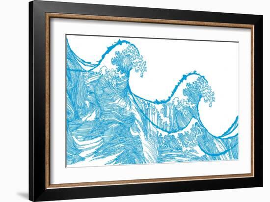 Kanagawa Wave, 2009-Sarah Hough-Framed Giclee Print