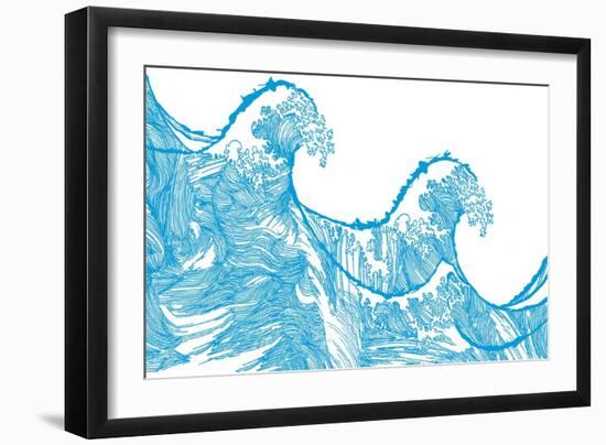 Kanagawa Wave, 2009-Sarah Hough-Framed Giclee Print