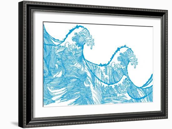 Kanagawa Wave, 2009-Sarah Hough-Framed Giclee Print