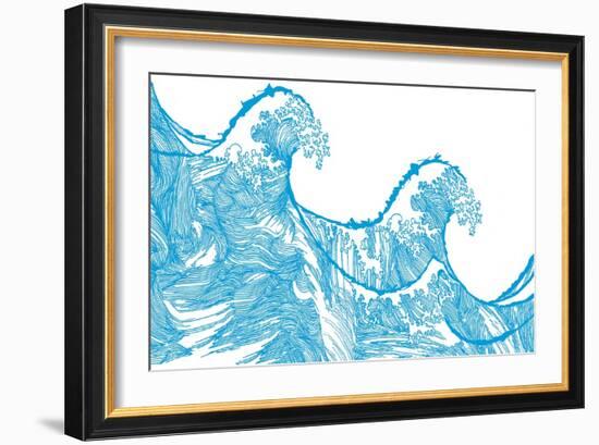 Kanagawa Wave, 2009-Sarah Hough-Framed Giclee Print