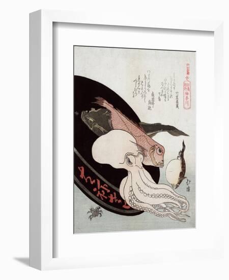 Kanagawa-Totoya Hokkei-Framed Giclee Print