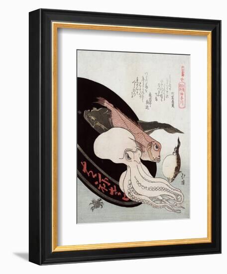 Kanagawa-Totoya Hokkei-Framed Giclee Print